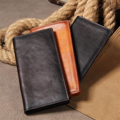 men long wallet without zipper